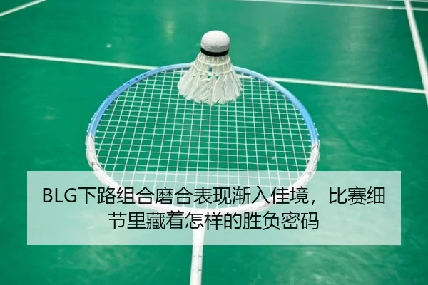 BLG下路组合磨合表现渐入佳境，比赛细节里藏着怎样的胜负密码